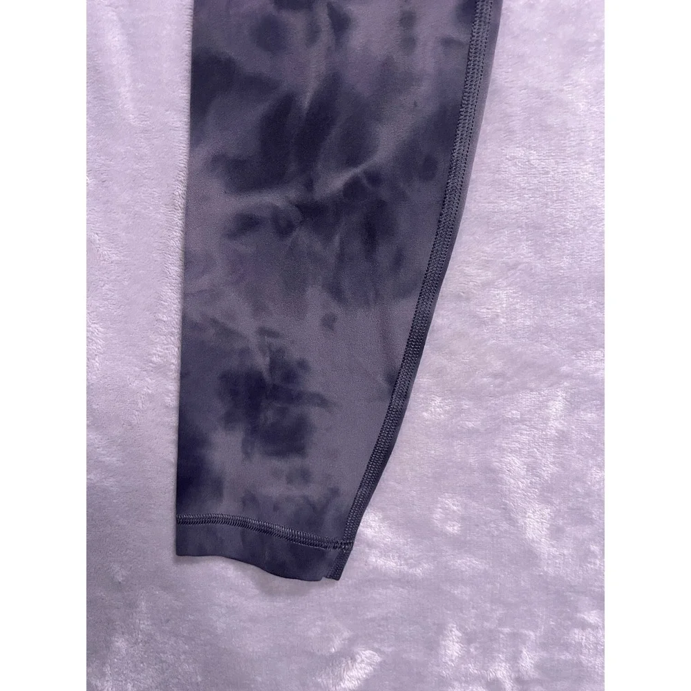 Lululemon Align High Rise Pant 28 Diamond Dye Graphite Grey Bronze Green Size 2